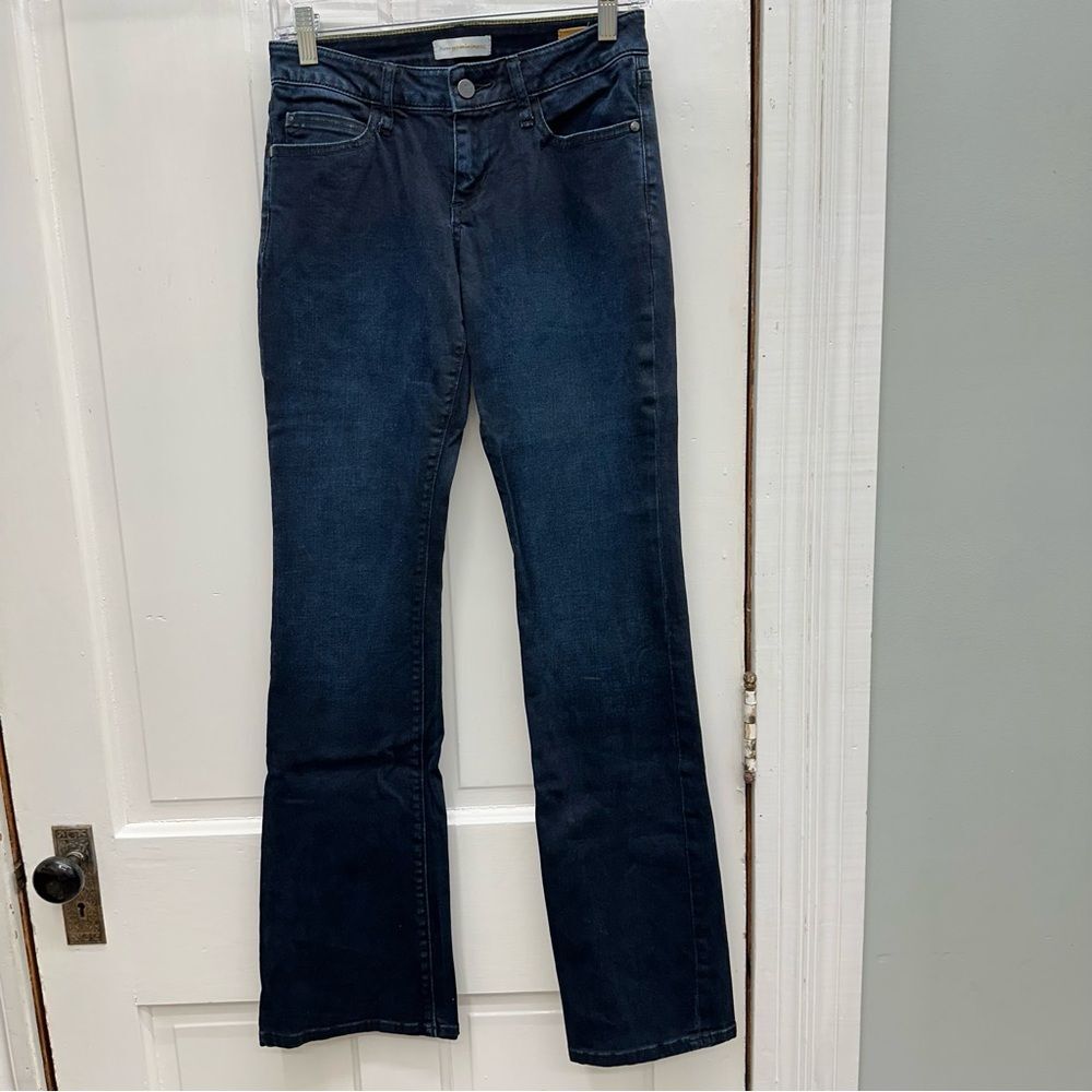 Anthropologie pilcro boot cut denim dark wash jeans women's 26 inseam of 34